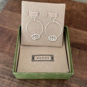 Gucci Britt hoop earrings - Sterling silver